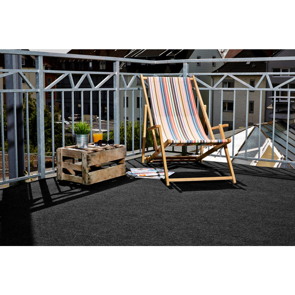 Thumbnail - Kunstrasen Grass anthrazit B/L: ca. 133x300 cm pro Stück