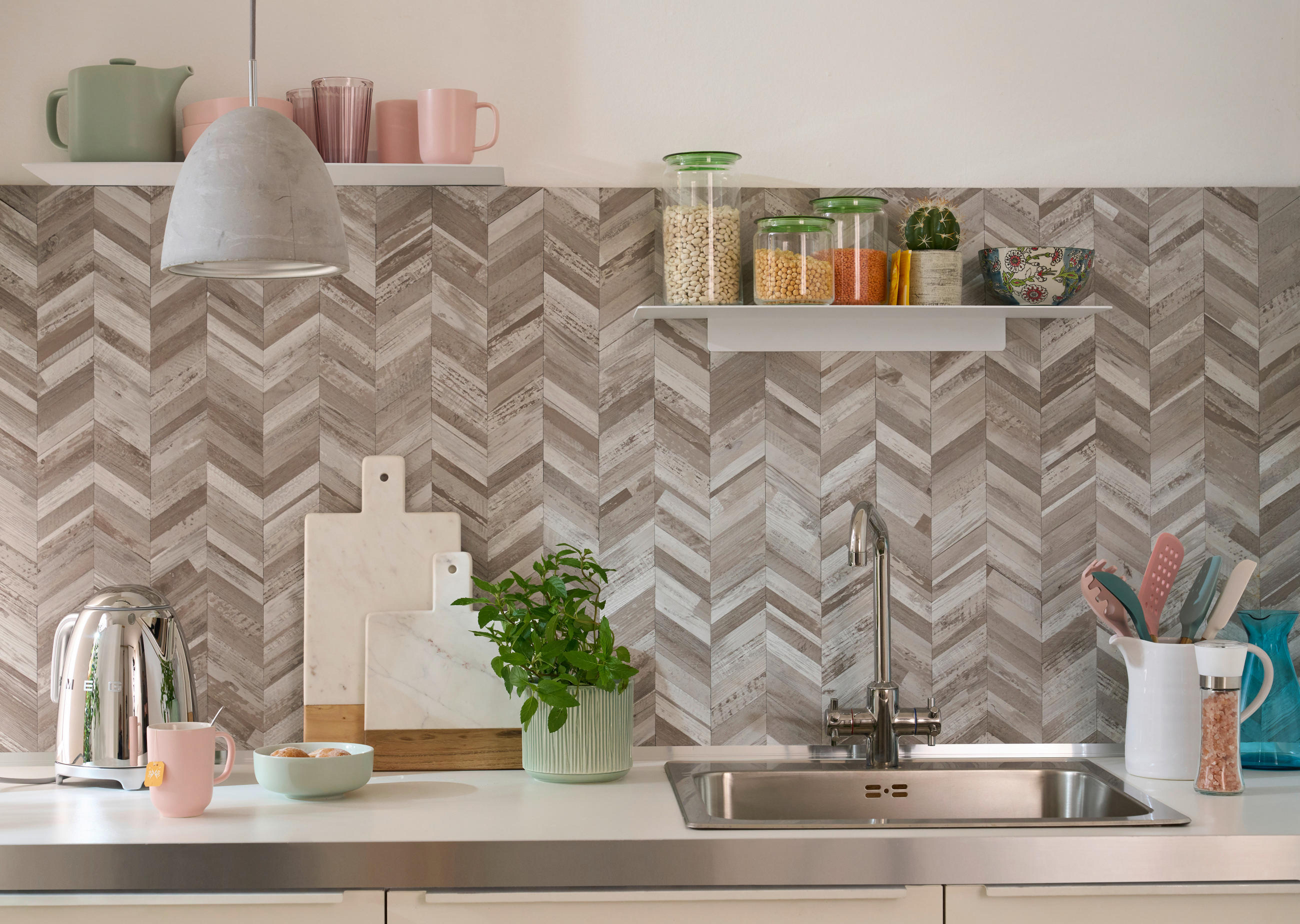 Thumbnail - Wandfliesen grau B/L: ca. 25,3x29,7 cm