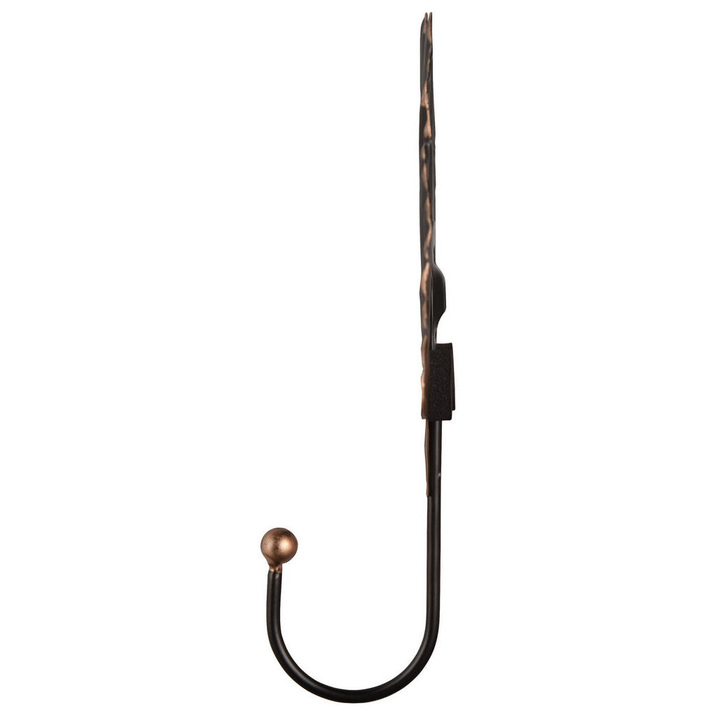 Thumbnail - Garderobenhaken Merle schwarz gold Optik Metall B/H/T: ca. 15x15x4 cm