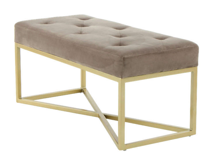 Sitzbank Diaz 101 taupe B/H/T: ca. 40x40x90 cm