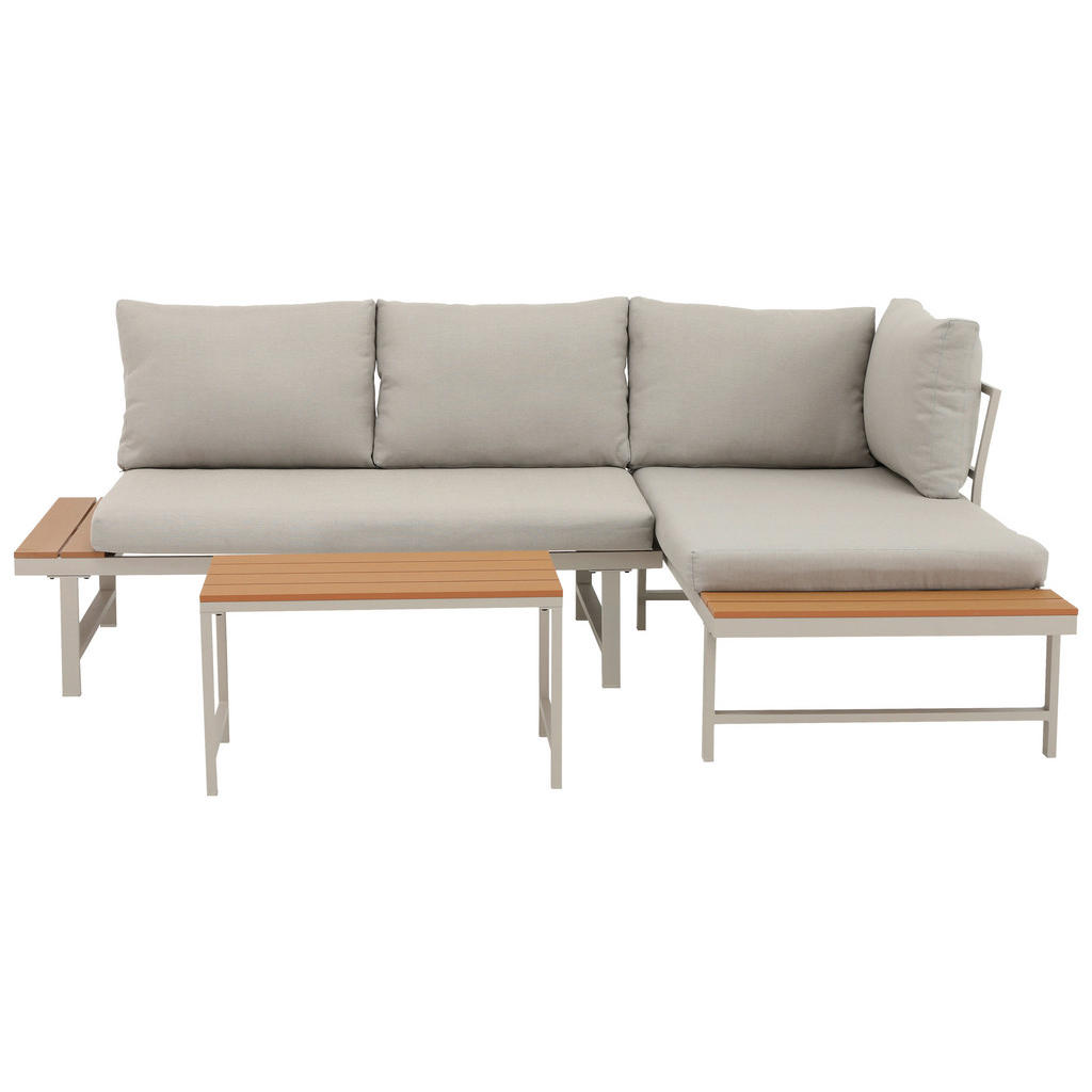 Thumbnail - POCOline Gartensitzgruppe Onno hellgrau Stahl