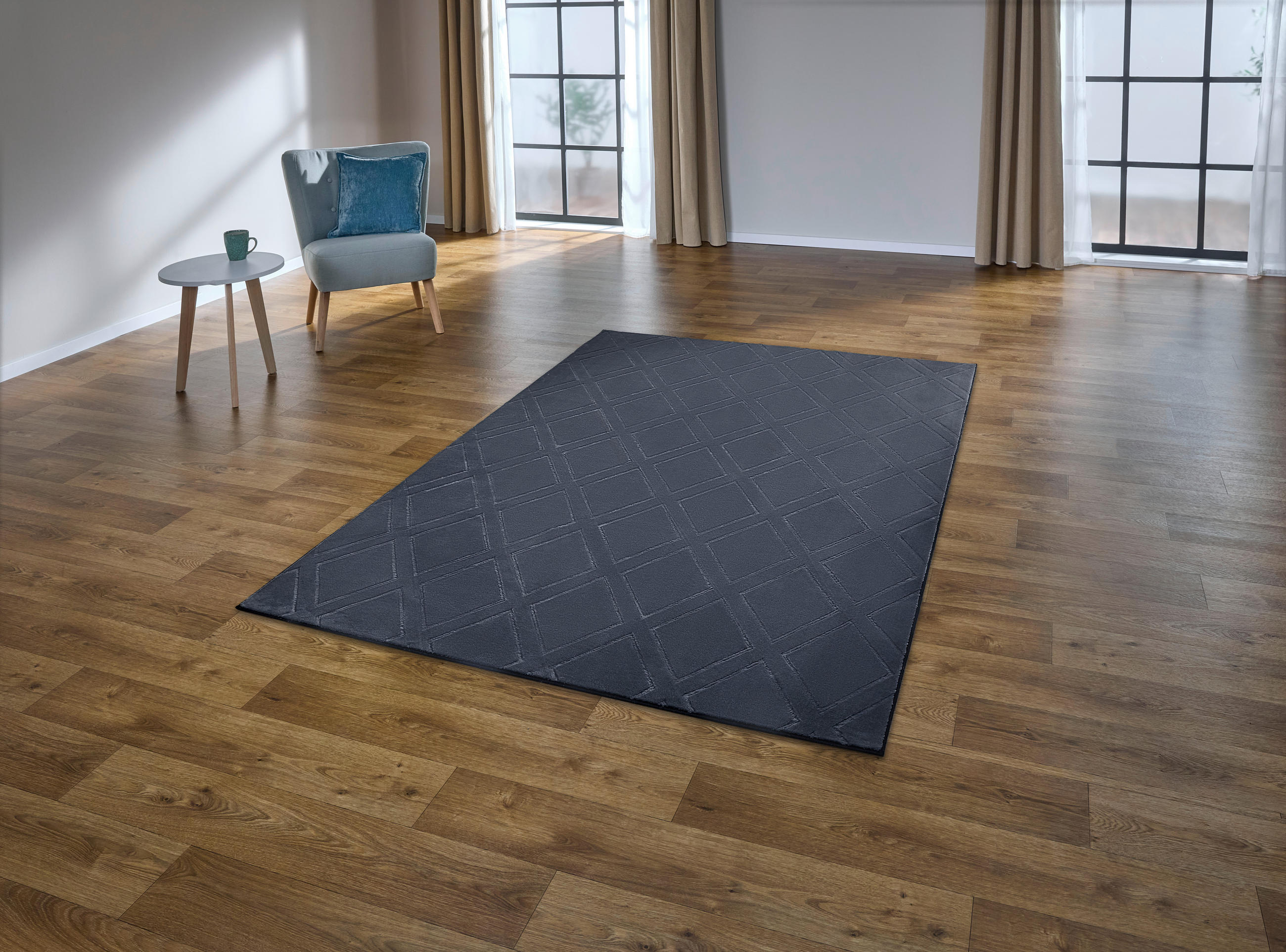 Thumbnail - Teppich Monaco stone B/L: ca. 160x230 cm