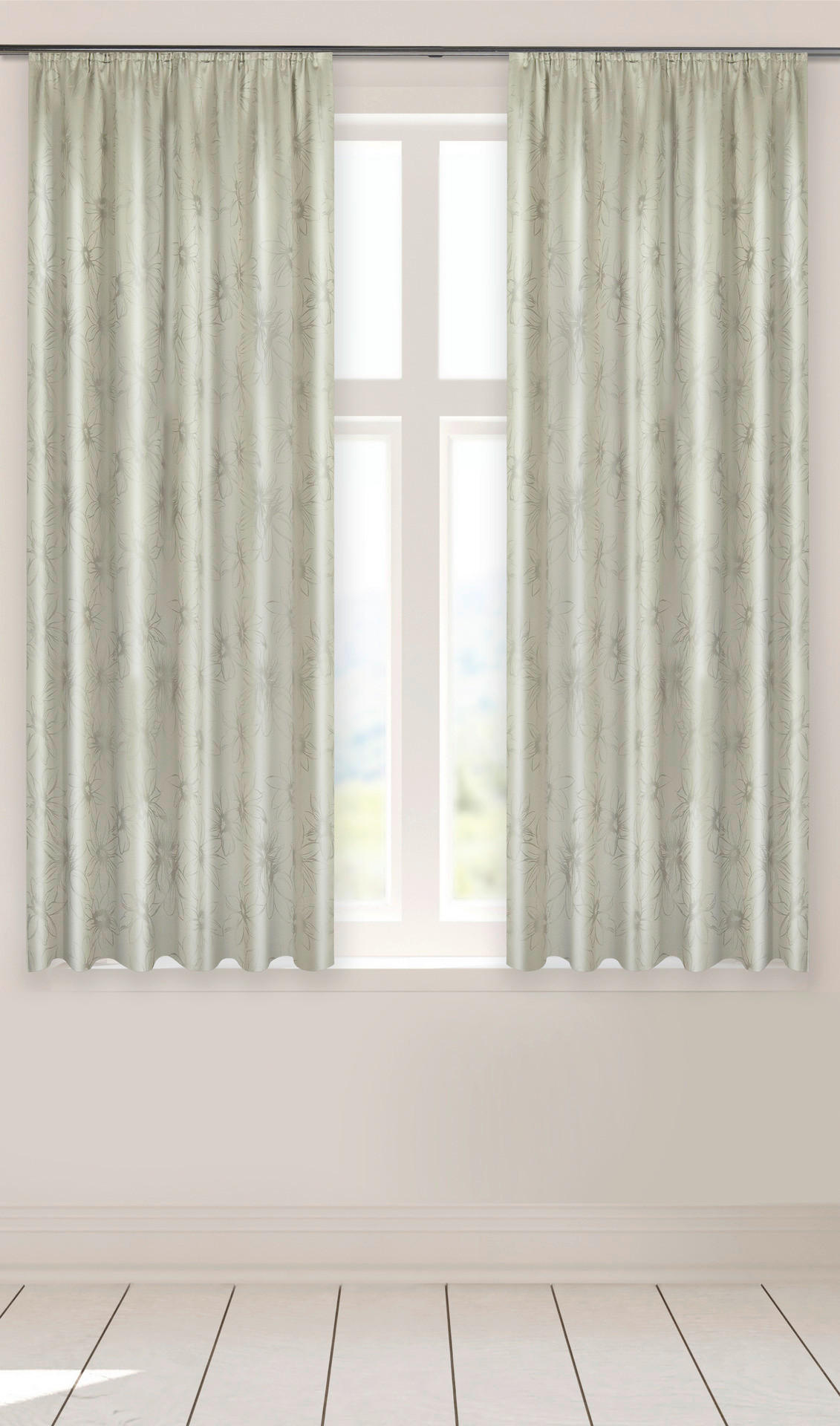 Acus Dekovorhang Paradiso kitt B/L: ca. 140x175 cm