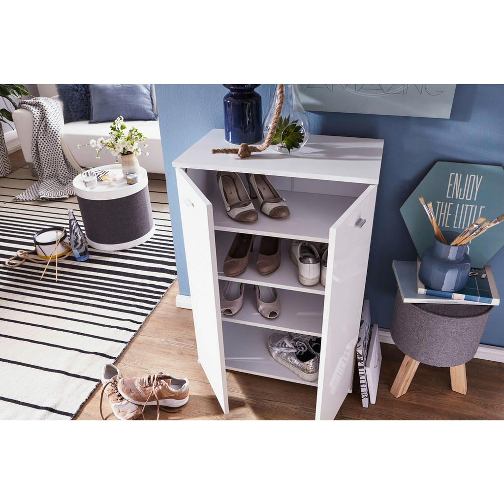 Thumbnail - Schuhschrank weiß B/H/T: ca. 60x90x35 cm