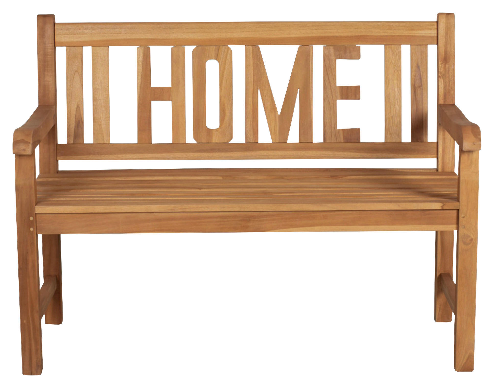 deVries Gartenbank Woodie natur Teakholz B/H/L: ca. 60x89x120 cm