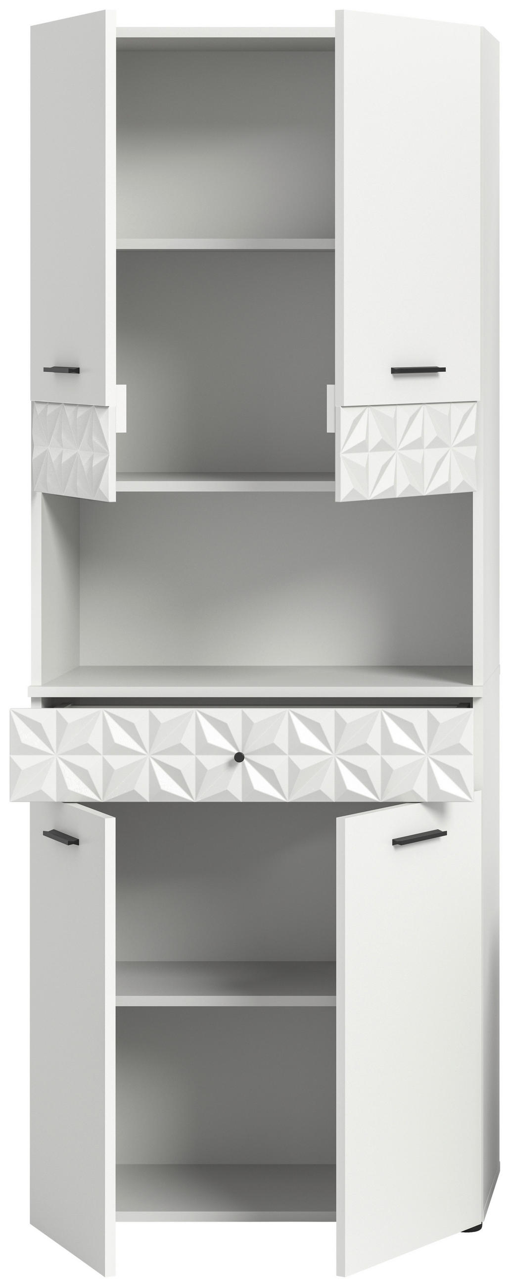 Thumbnail - Hochschrank Prisma weiß B/H/T: ca. 70x187x34 cm