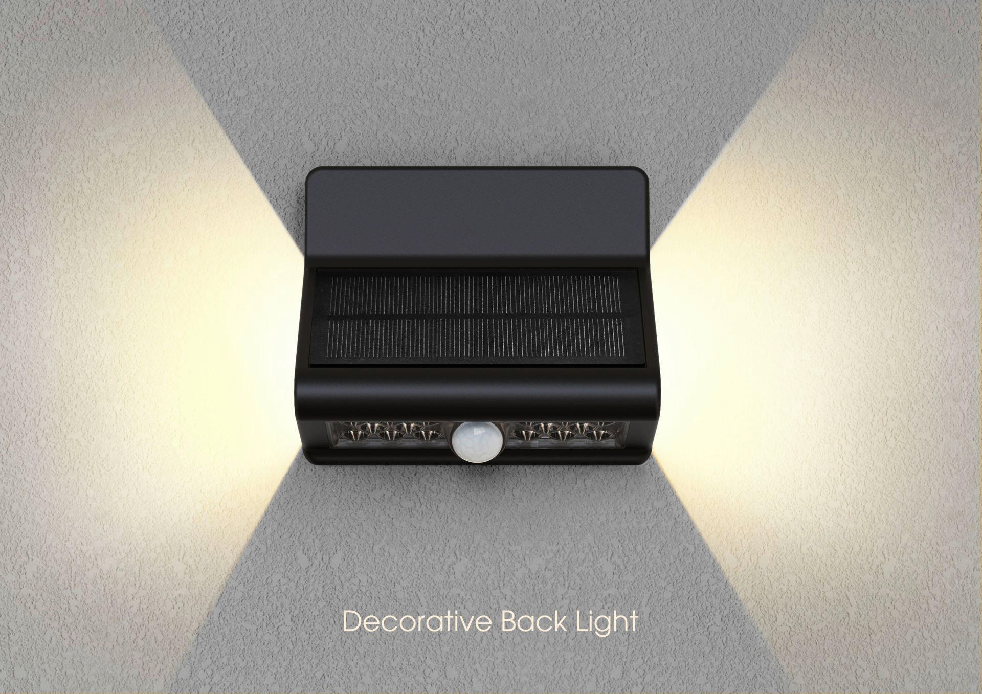 Thumbnail - Solar-Wandleuchte B/H/L: ca. 7x10,5x12 cm