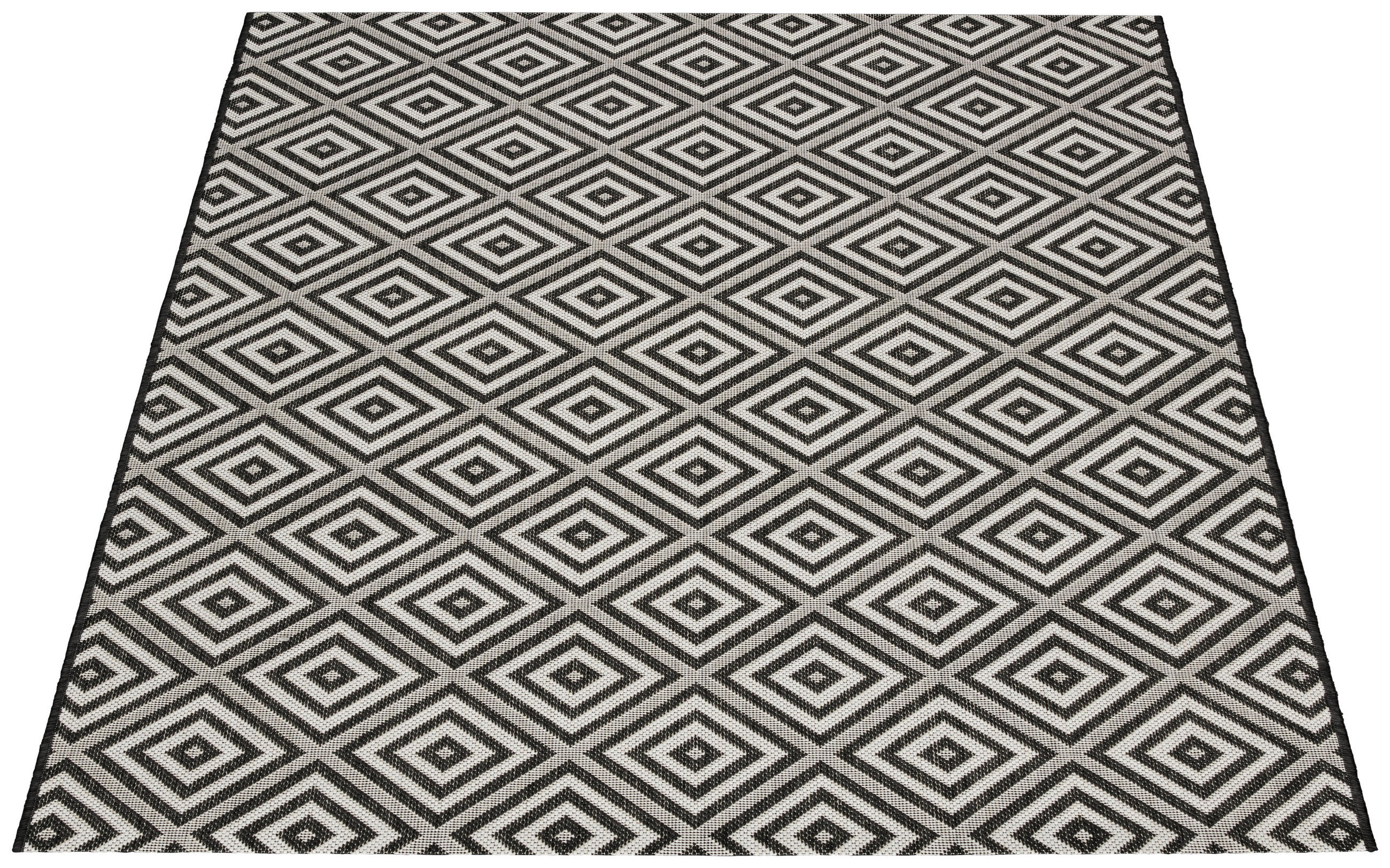 Thumbnail - In-/Outdoor-Teppich Ambiente schwarz B/L: ca. 80x150 cm