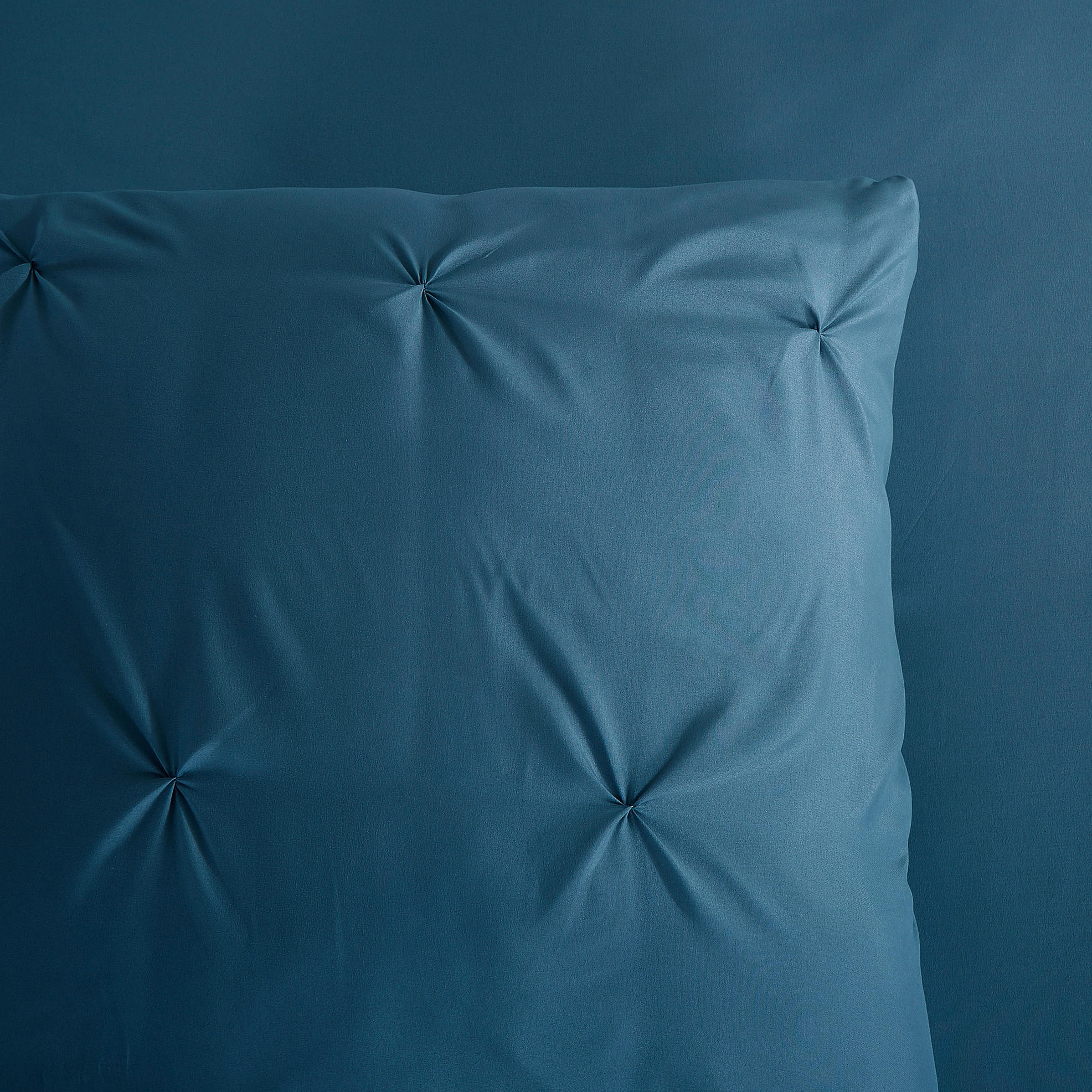 Thumbnail - Microfaser Bettwäsche Elegance petrol Polyester B/L: ca. 135x200 cm