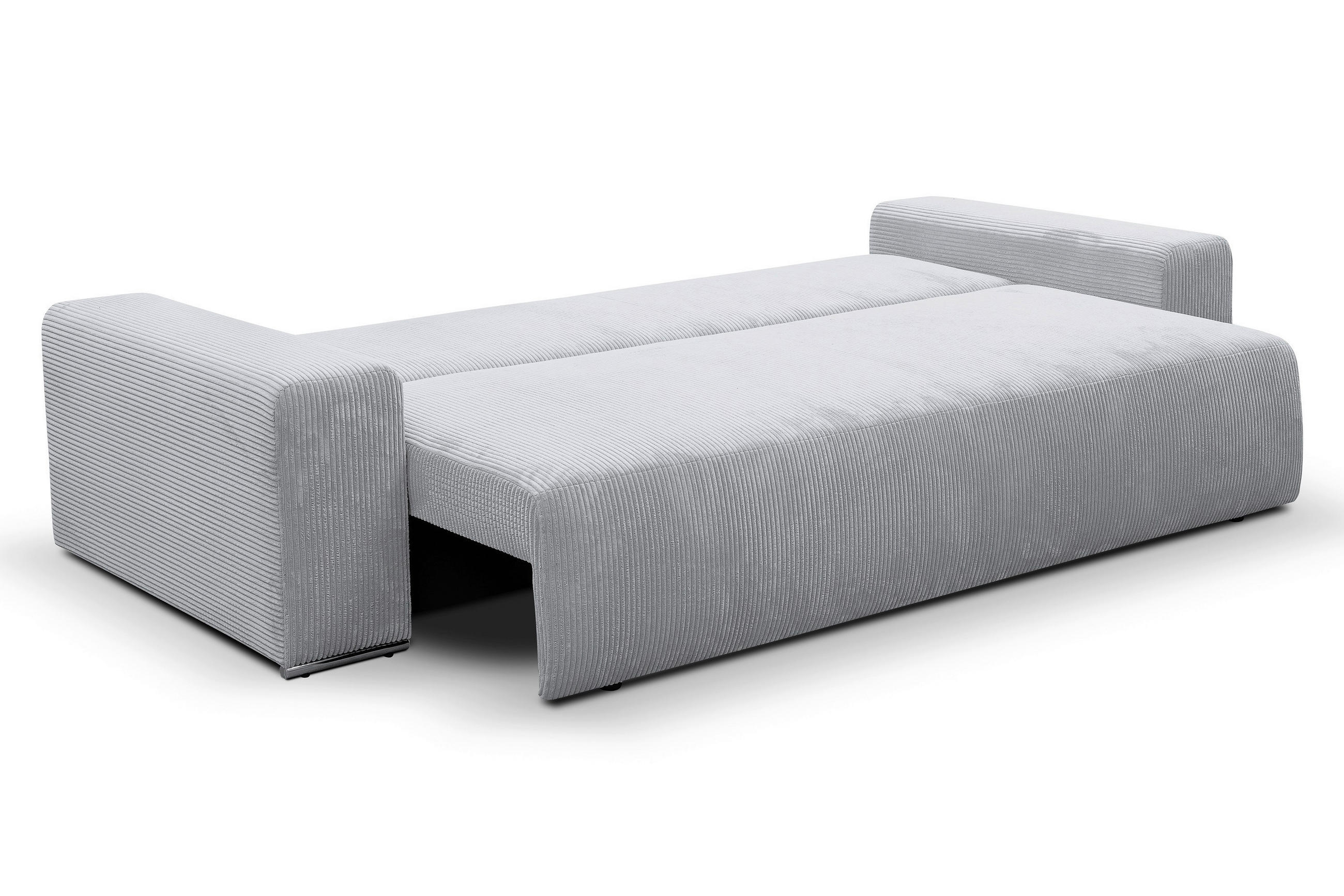 Thumbnail - Schlafsofa Virginia grau B/H/T: ca. 257x87x102 cm