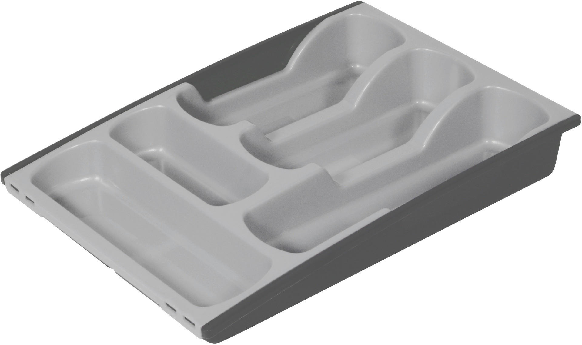 Curver Besteckeinsatz anthrazit B/H/L: ca. 42x6,4x50 cm