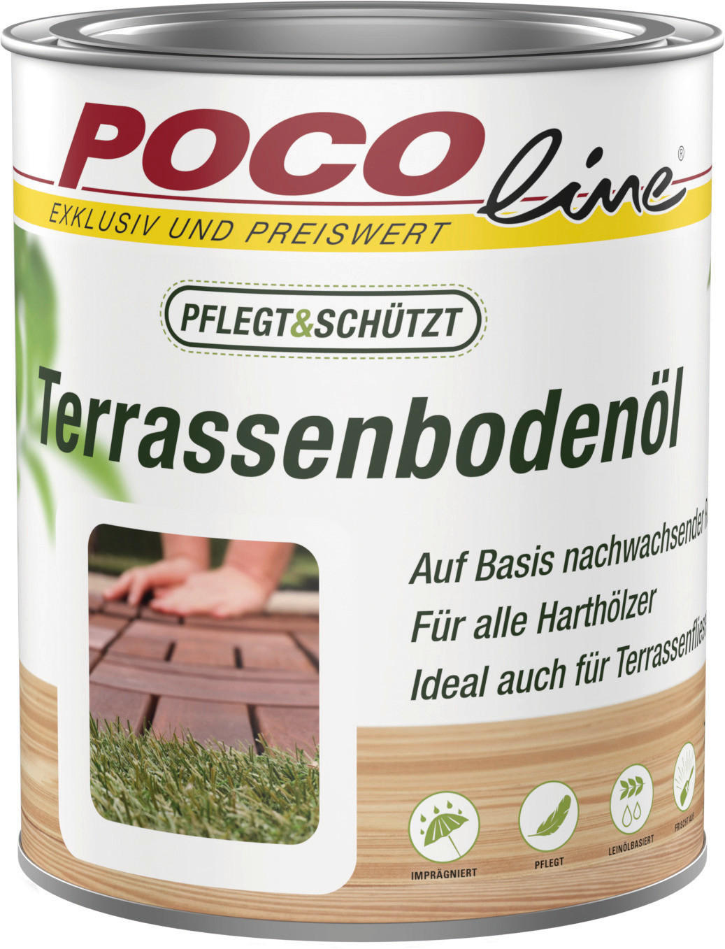 POCOline Holzlasur Lärche ca. 0,75 l