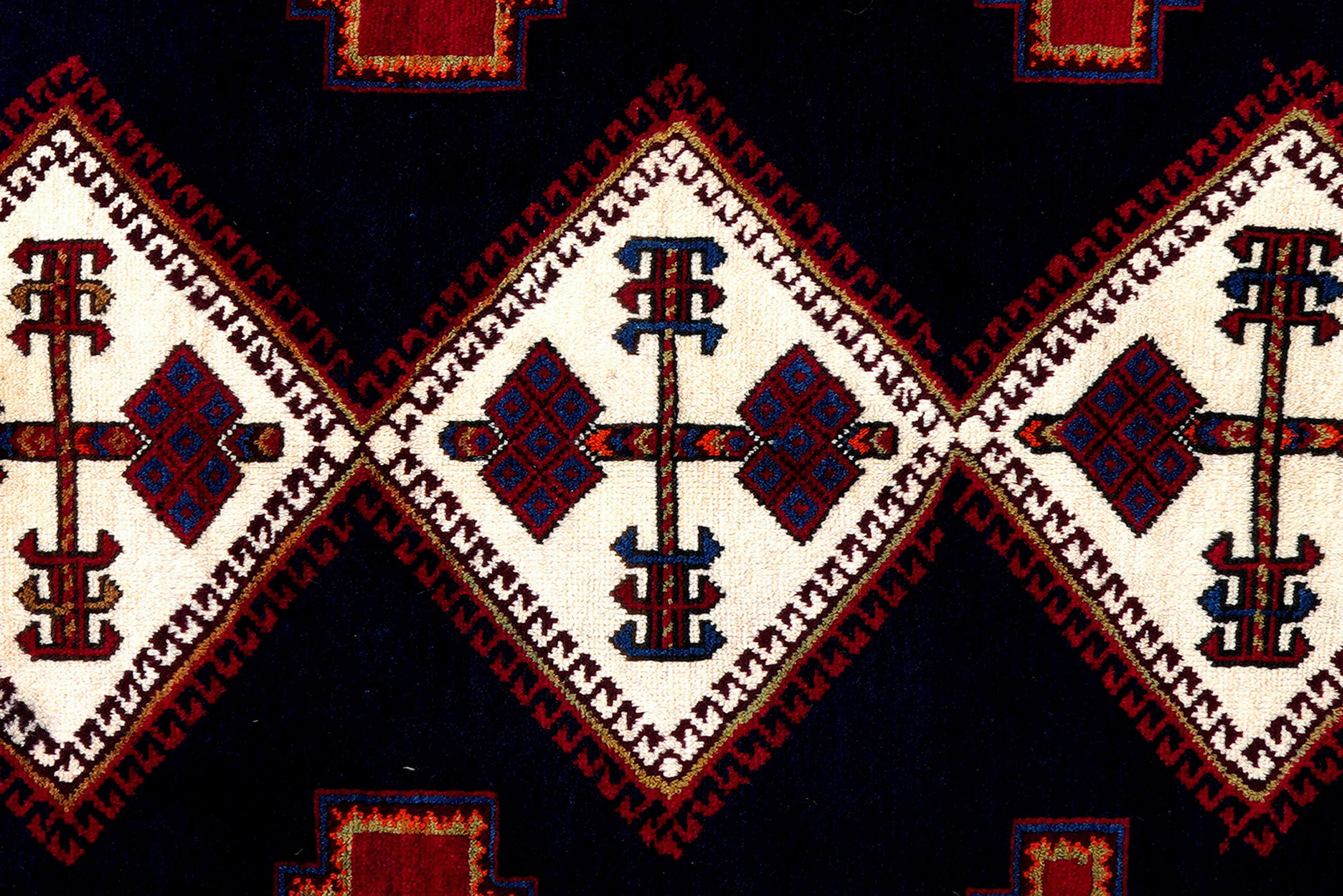 Thumbnail - PersaTepp Teppich Afshar blau B/H/L: ca. 159x1x233 cm