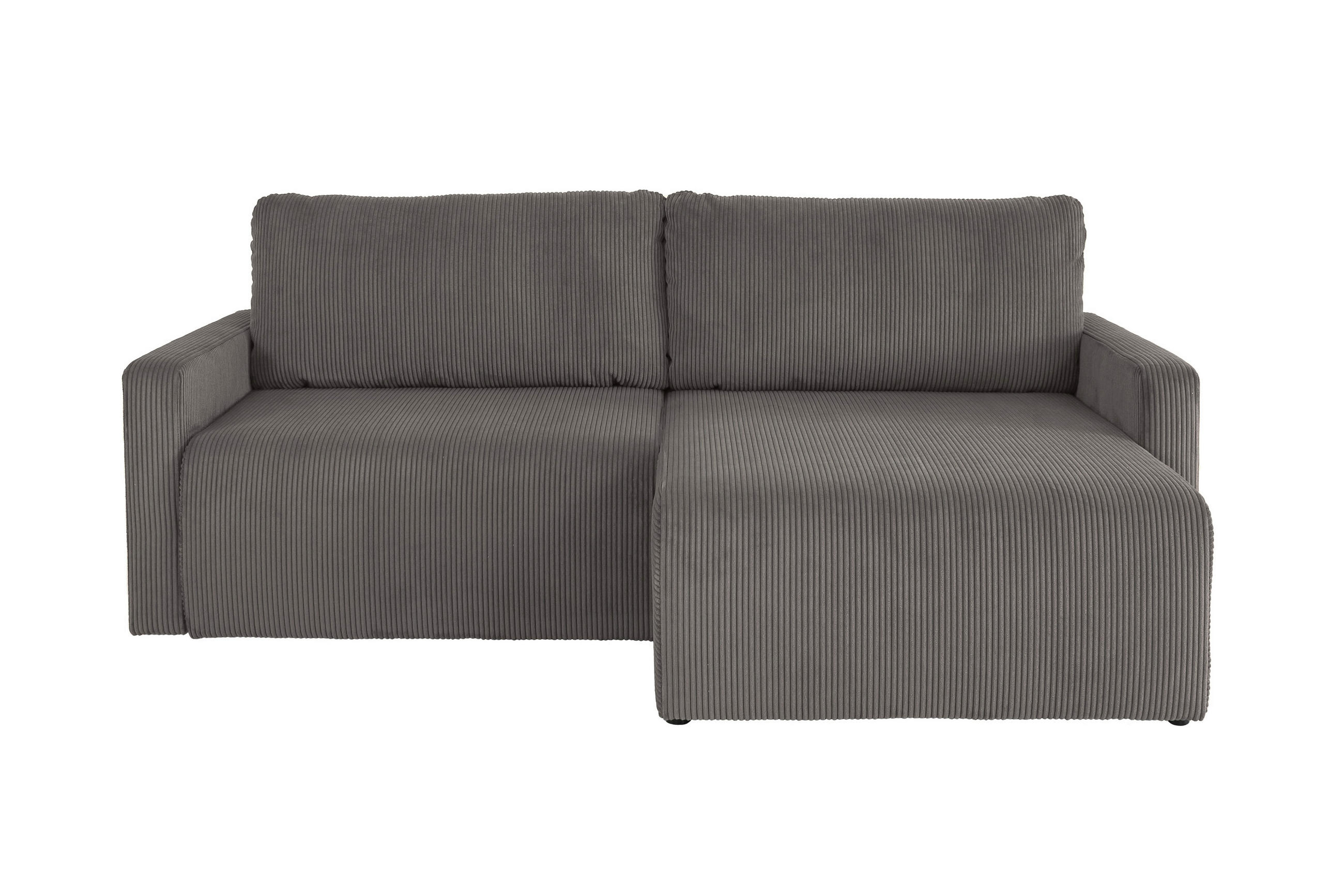 Thumbnail - Ecksofa mit Bettfunktion und Bettkasten Microfaser B/H/T: ca. 227x92x146 cm