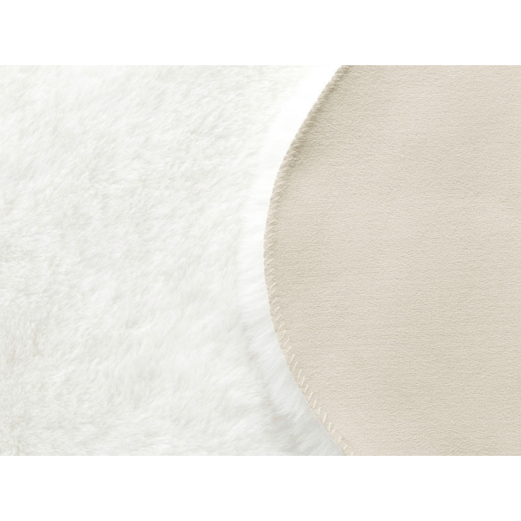 Thumbnail - Fellimitat Moya weiß B/L: ca. 40x57 cm