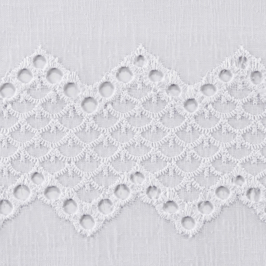 Thumbnail - POCOline Scheibengardine Tanja weiß B/L: ca. 110x140 cm