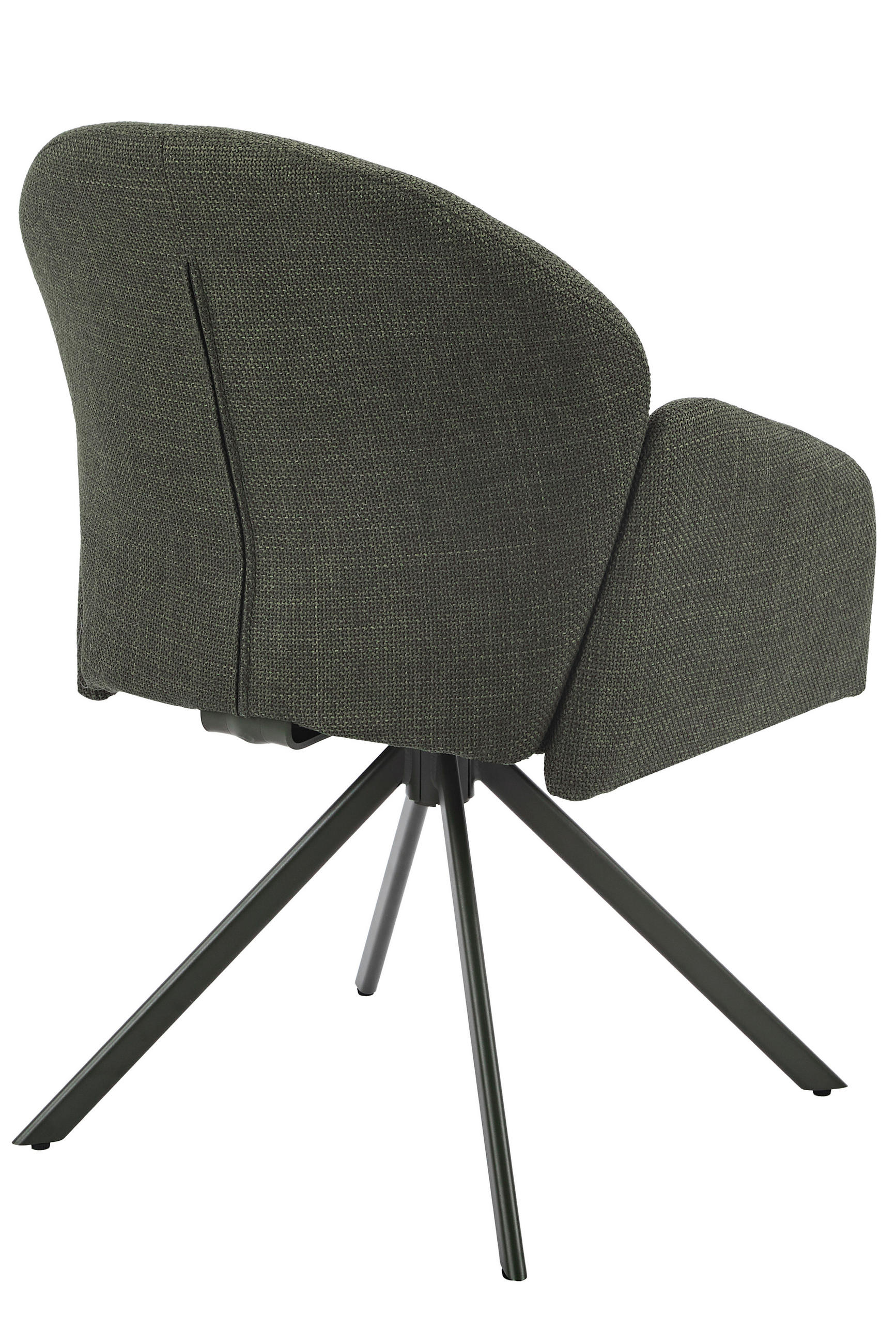 Thumbnail - Drehstuhl Holly grün Microfaser Webstoff B/H/T: ca. 57x84x61 cm