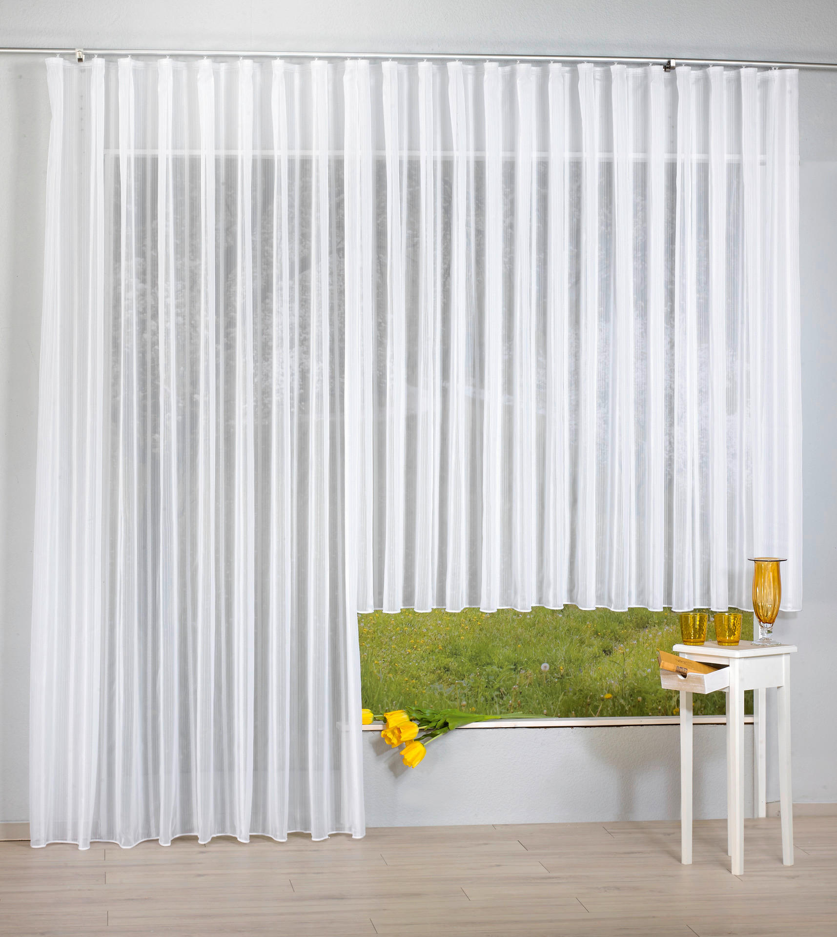POCOline Fertigstore Finnesse weiß B/L: ca. 300x175 cm