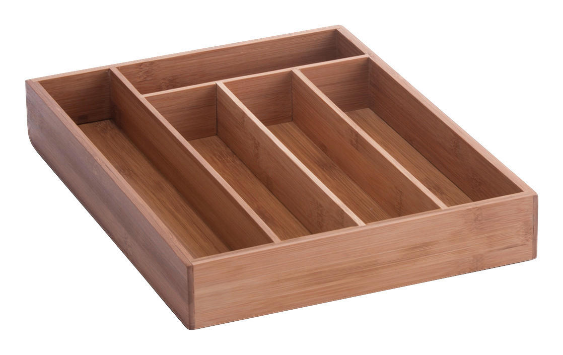 Thumbnail - Zeller Besteckkasten natur Bambus B/H/L: ca. 26x5x34 cm