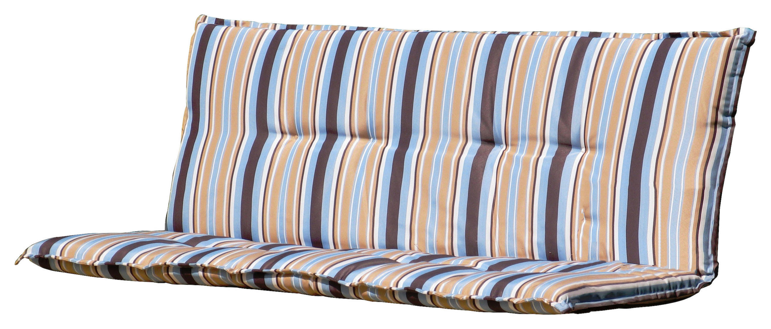 Thumbnail - Grasekamp Auflage für Gartenbank Rio Grande blau Polyester-Mischgewebe B/H/L: ca. 96x5x142 cm