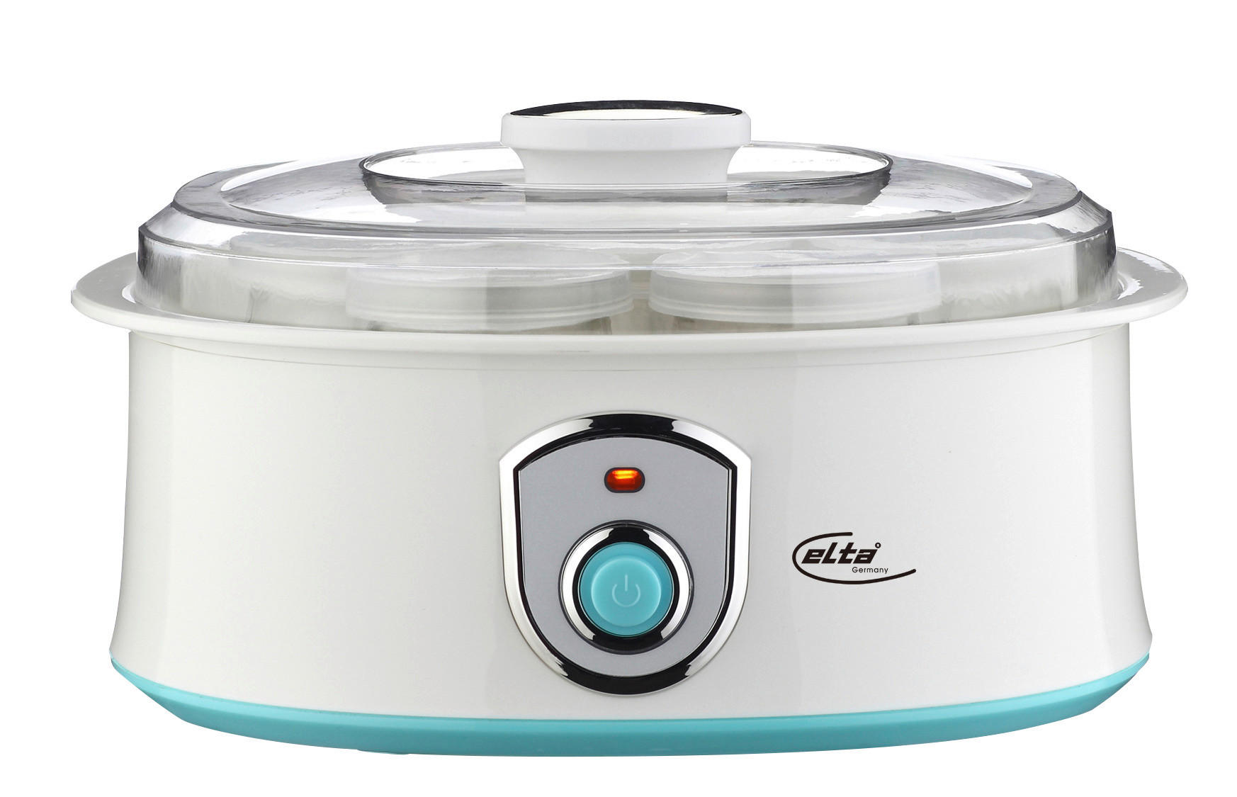 Elta Joghurt-Maker JGM-200 weiß transparent Kunststoff Glas B/H/T: ca. 29x15x25 cm ca. 20 W