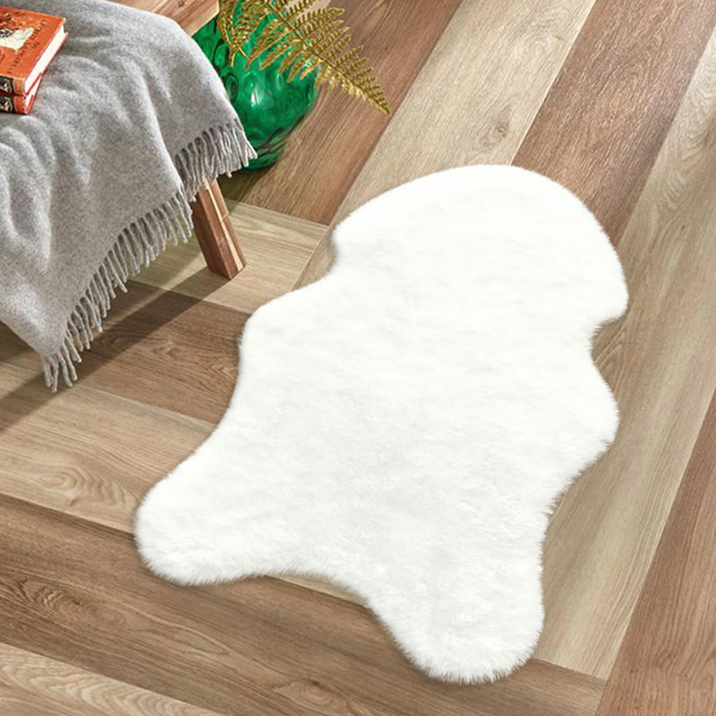 Thumbnail - Fellimitat Moya weiß B/L: ca. 40x57 cm