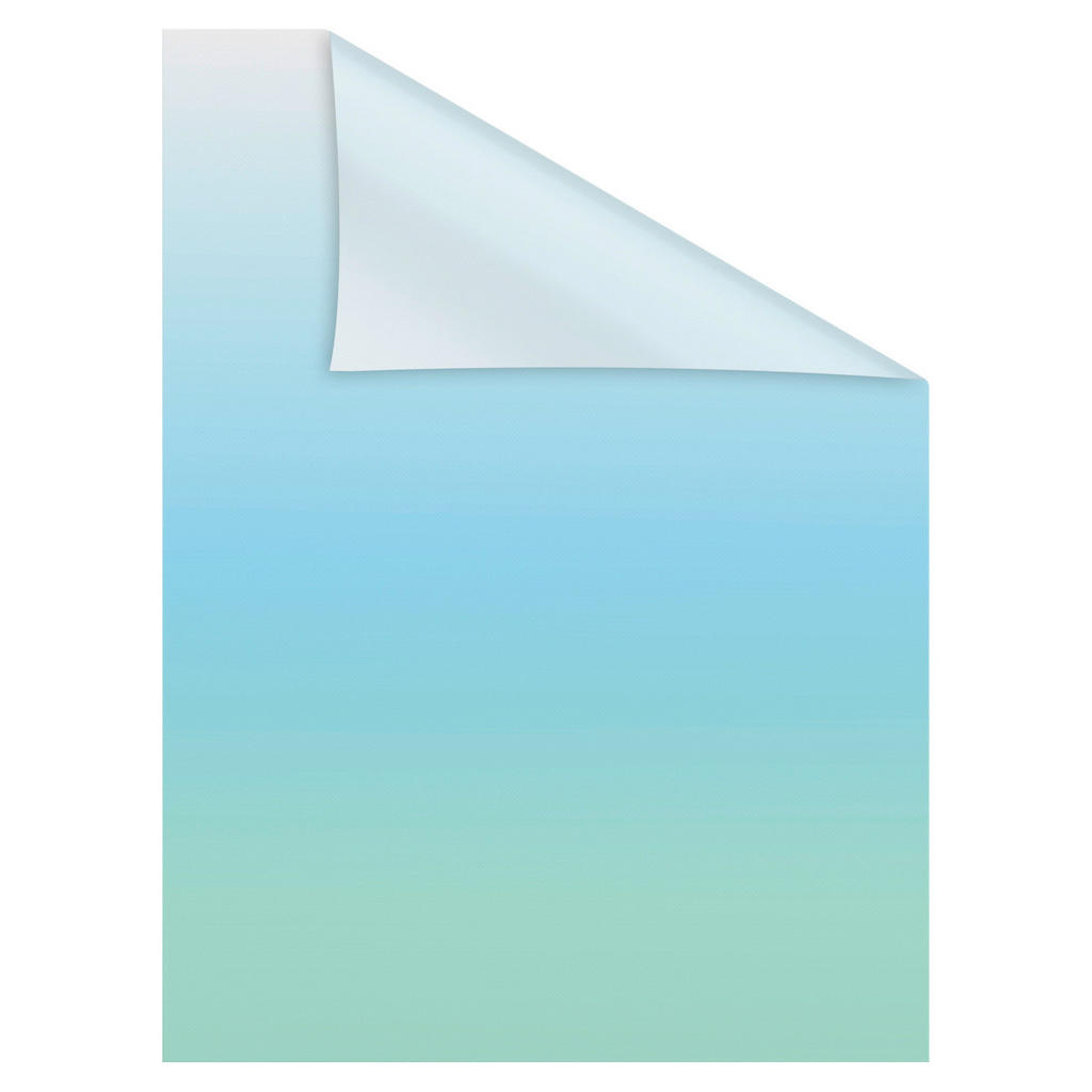 Thumbnail - LICHTBLICK Fensterfolie Ombre Ombre petrol B/L: ca. 100x180 cm