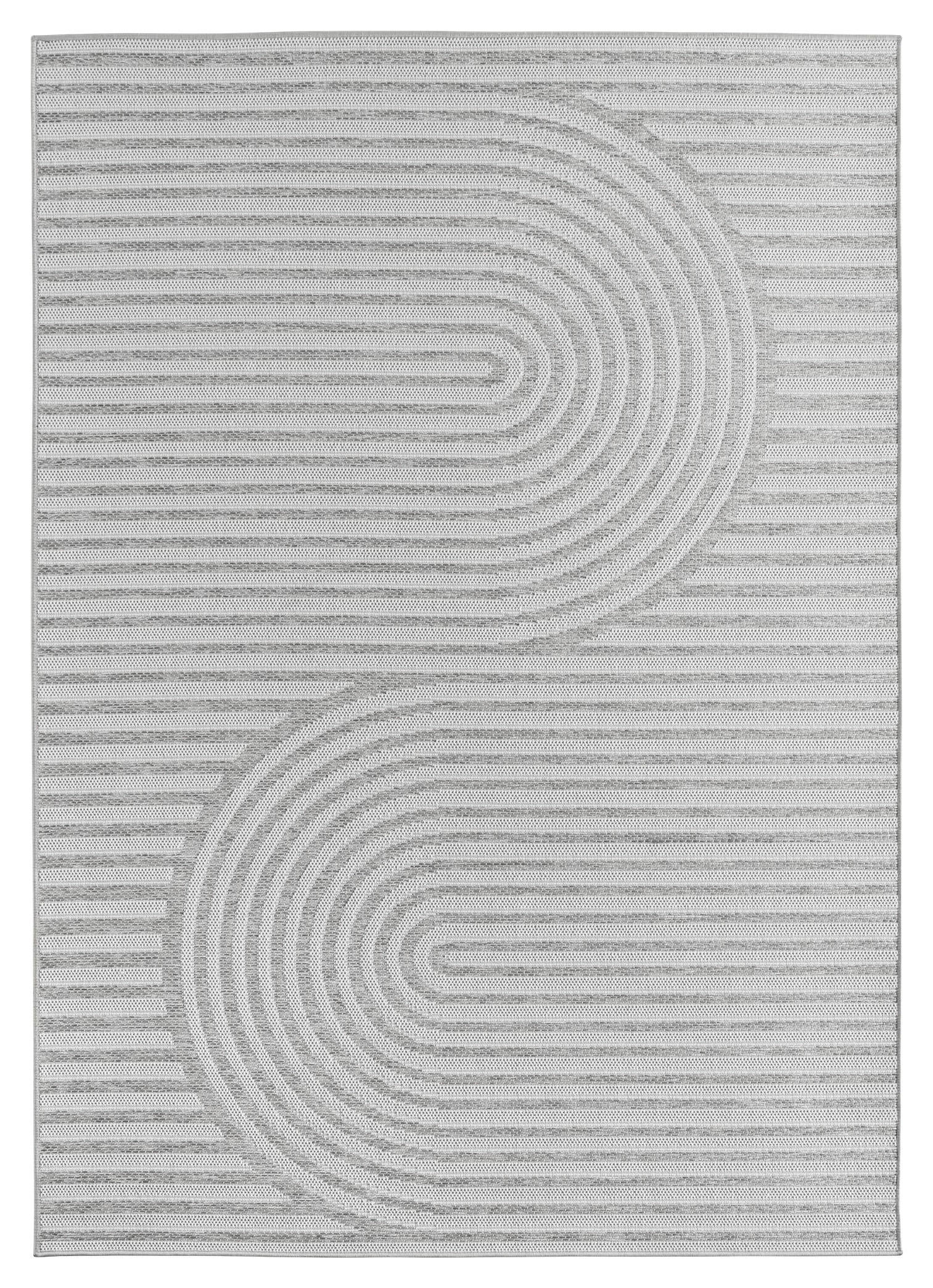 Ayyildiz Outdoorteppich DESERT grau B/L: ca. 80x250 cm