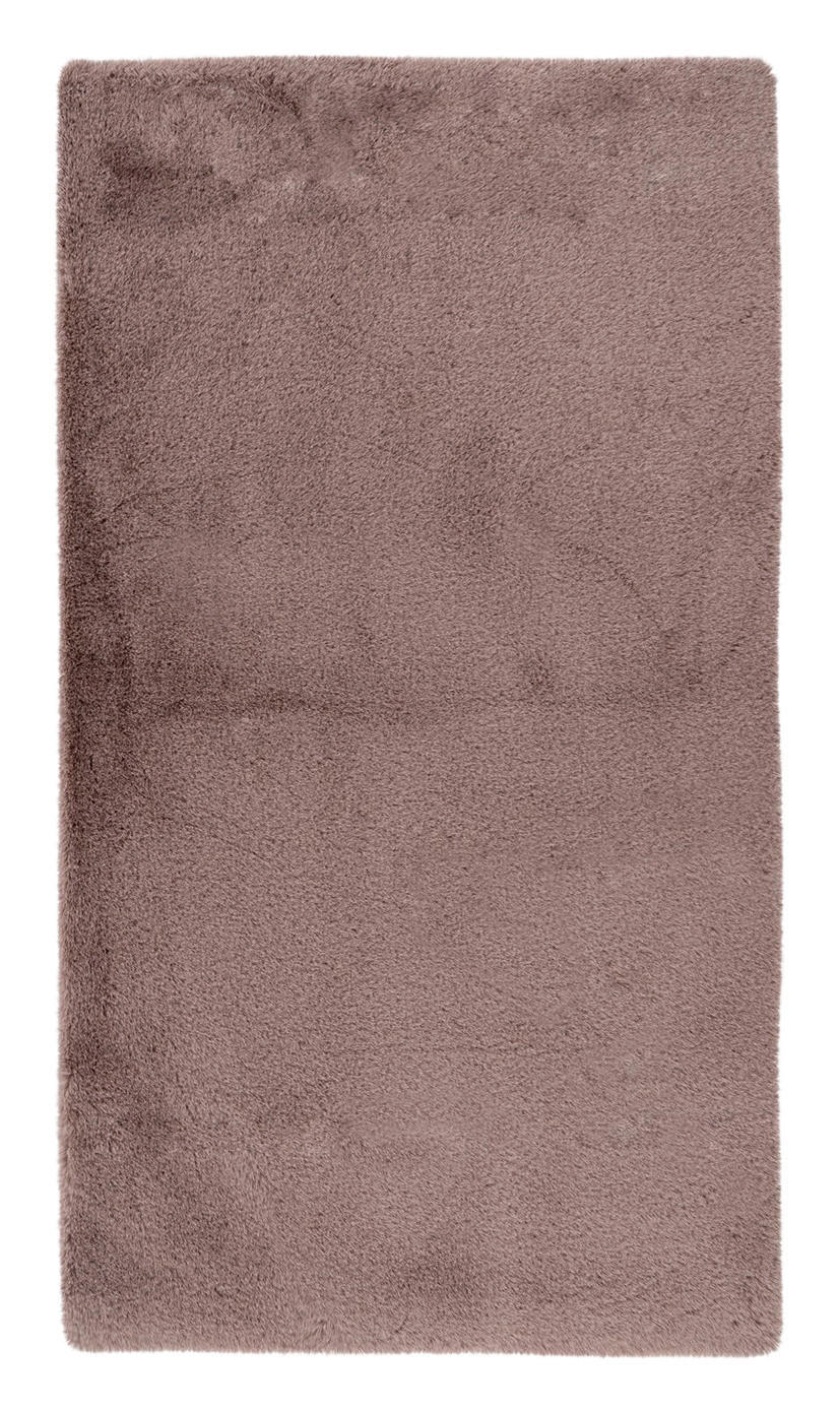 Kayoom Kurzflorteppich Badematte Rabbit Light 525 rosa B/H/L: ca. 50x2,4x90 cm