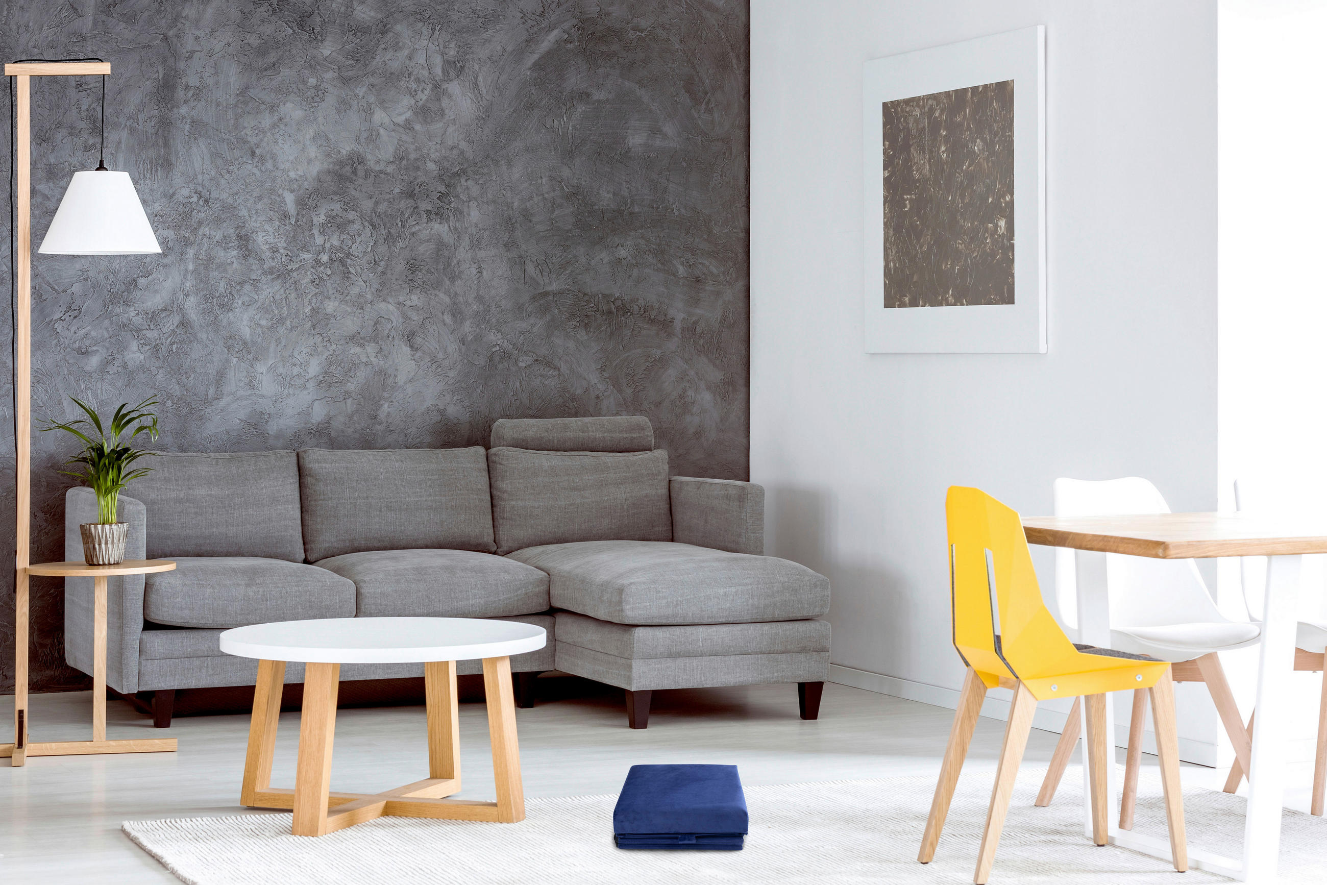 Thumbnail - Katzenhaus blau Polyester B/H/L: ca. 34x36x34 cm