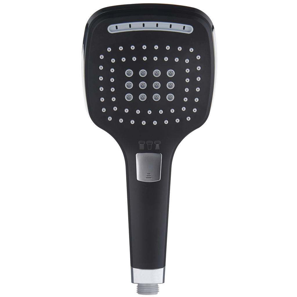 Thumbnail - POCOline Handbrause Square schwarz B/H/L: ca. 4x12x26 cm