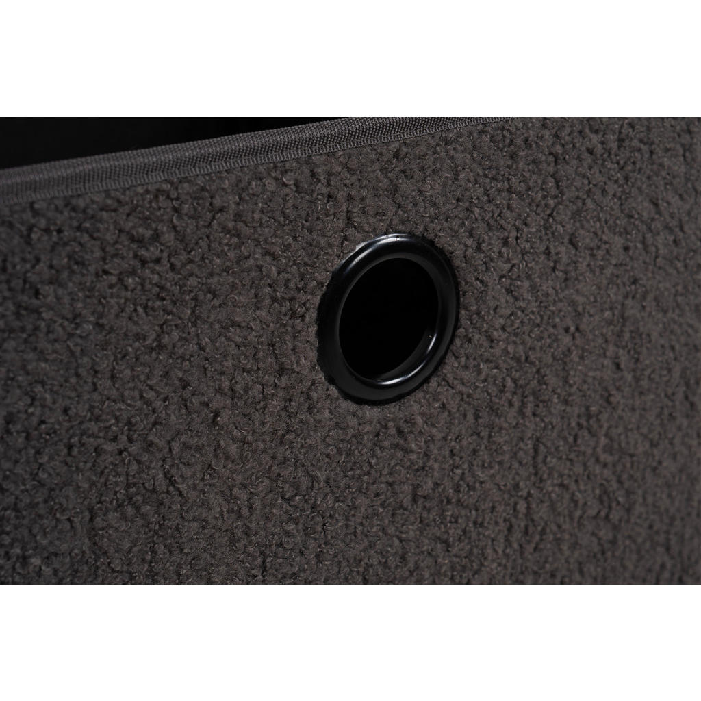 Thumbnail - Stoffbox dunkelgrau B/H/T: ca. 32x32x32 cm