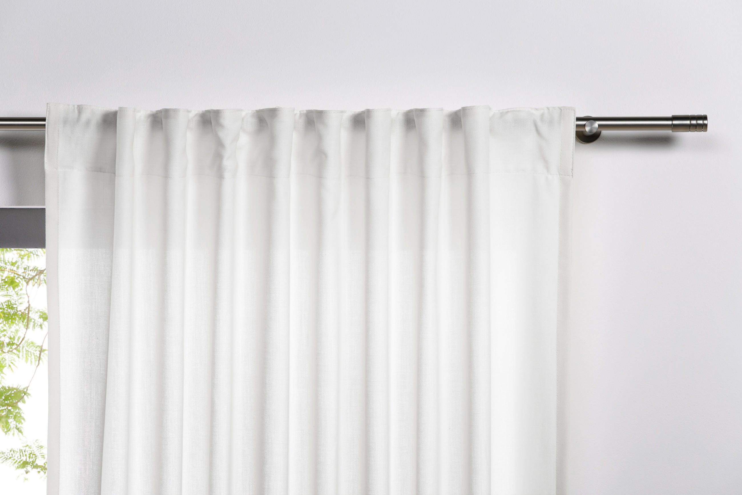 Thumbnail - Kombivorhang 2er Pack Mood weiß B/L: ca. 135x245 cm