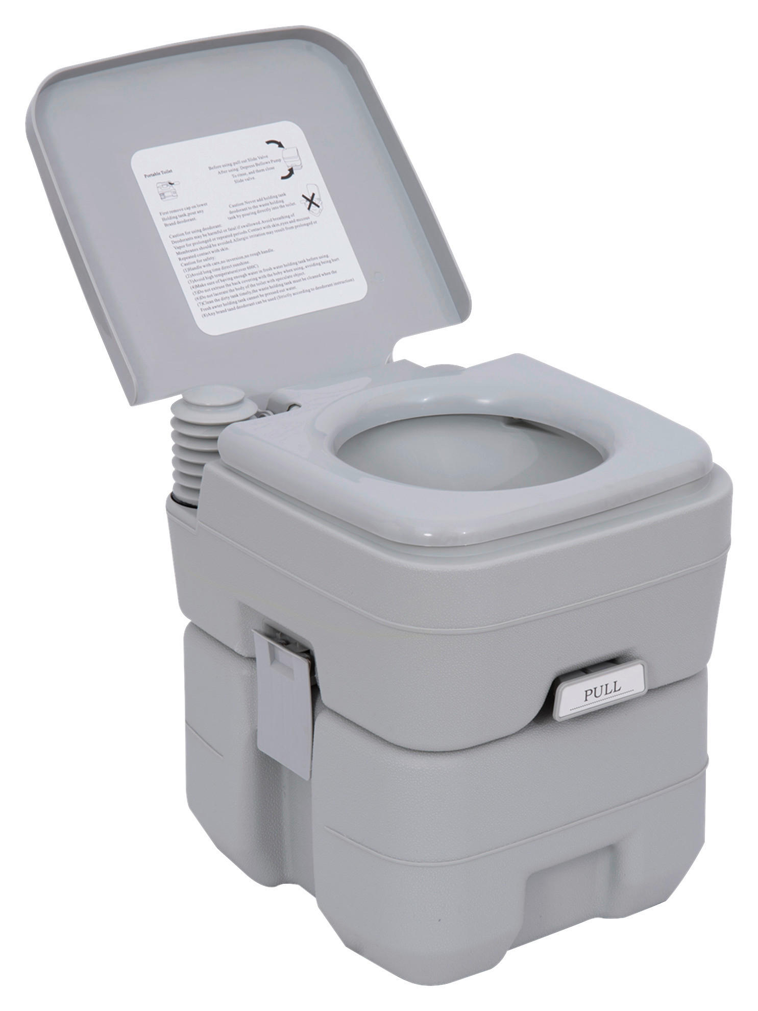 Outsunny Campingtoilette B/H/L: ca. 41x42,5x35,5 cm