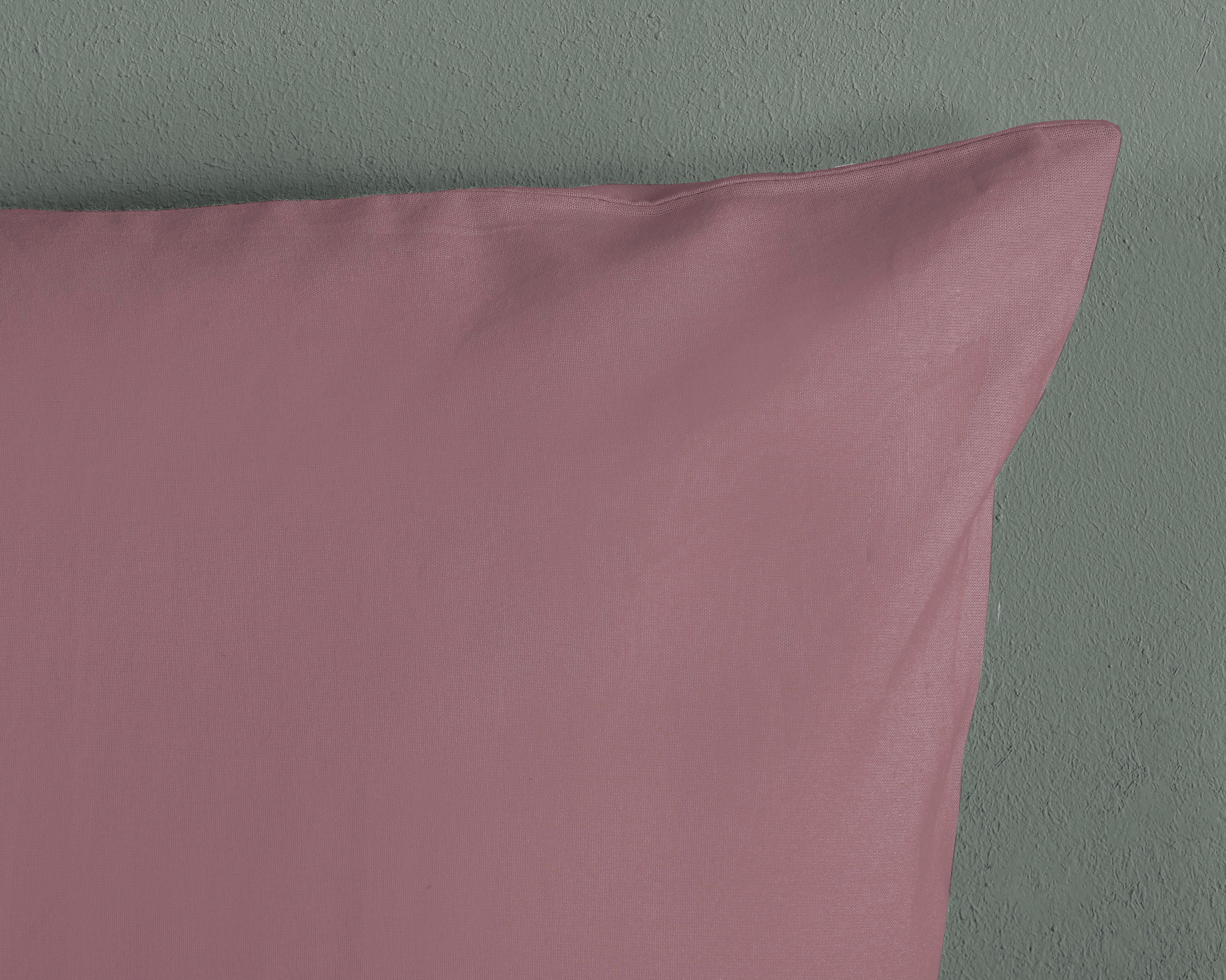 Thumbnail - Baumwoll Bettwäsche Satin puderrosa Baumwolle B/L: ca. 135x200 cm