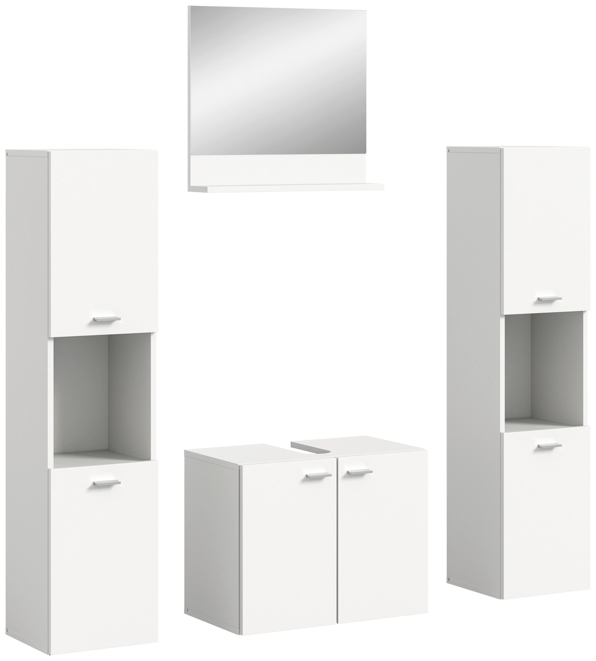 Badezimmer-Set BOSTON weiß B/H/T: ca. 137x186x33 cm