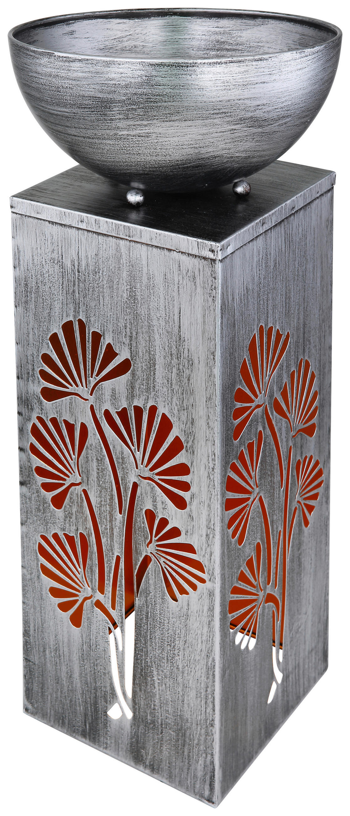 Solarleuchte Gnko 3384S silber B/H/T: ca. 25x59x25 cm