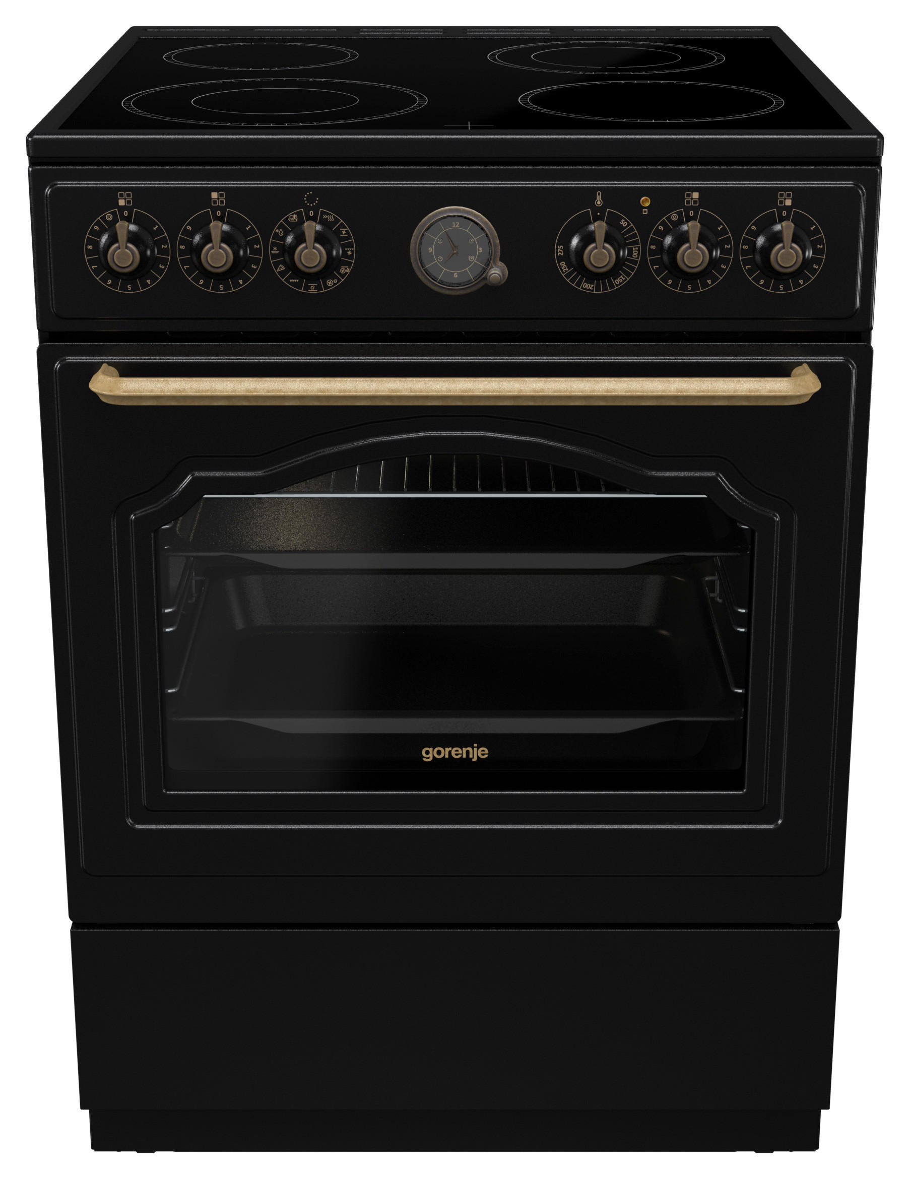 Gorenje Stand-Elektroherd GECS6B70CLB schwarz B/H/T: ca. 60x85x60 cm