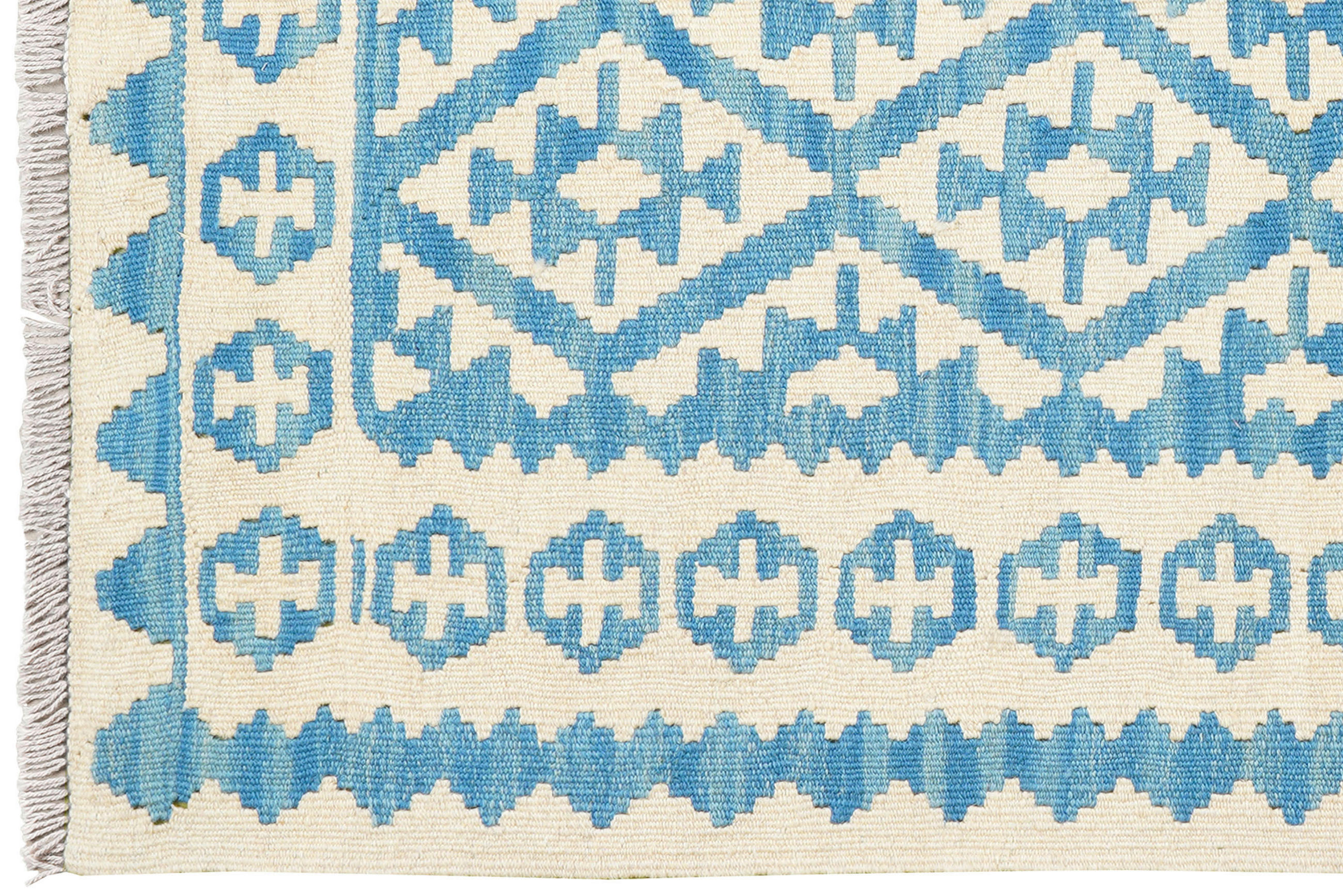 Thumbnail - PersaTepp Teppich Kelim Gashgai blau B/H/L: ca. 109x1x145 cm