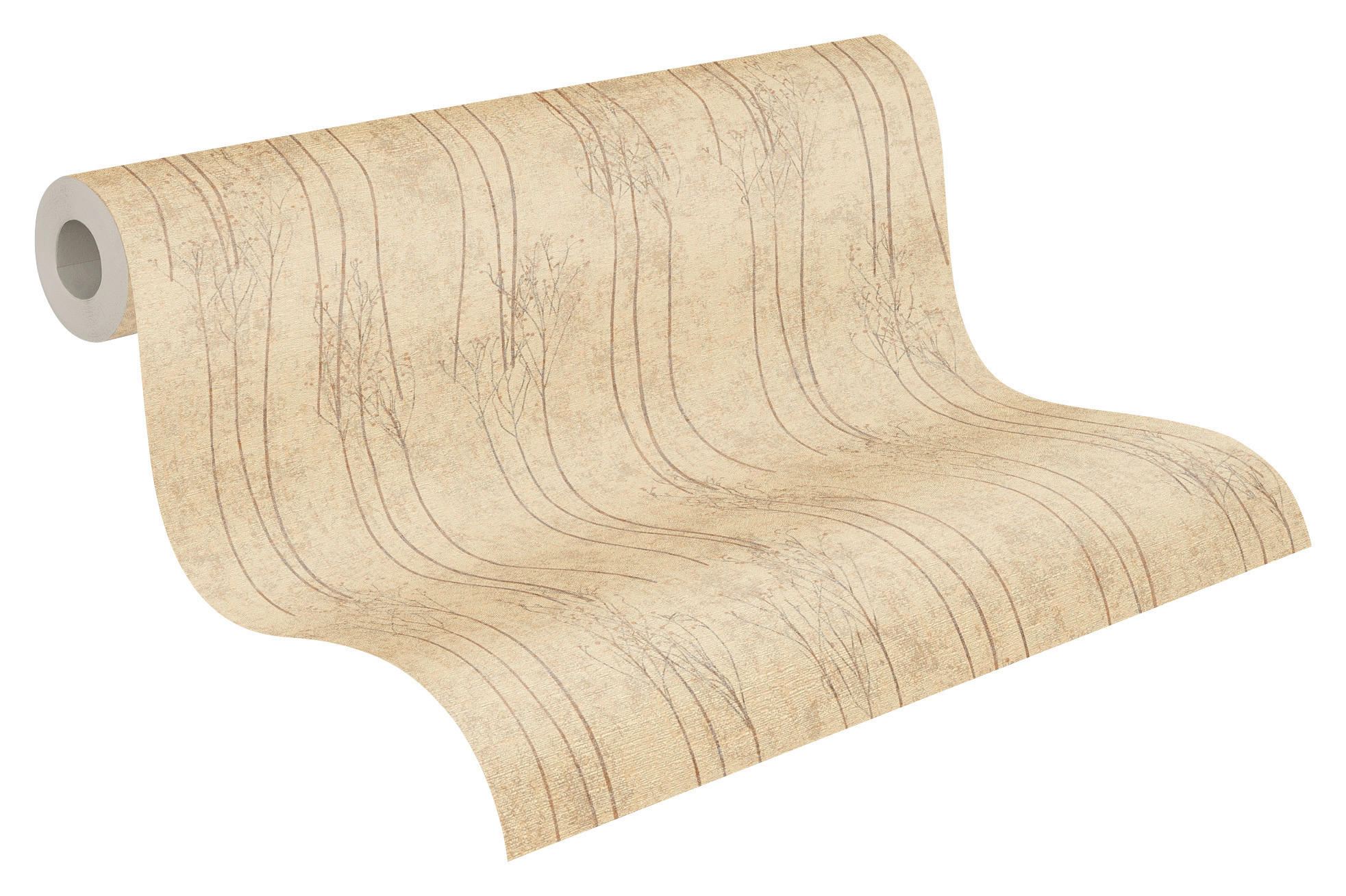 A.S.Creation Vliestapete beige B/H/D: ca. 53x1005x8,8 cm