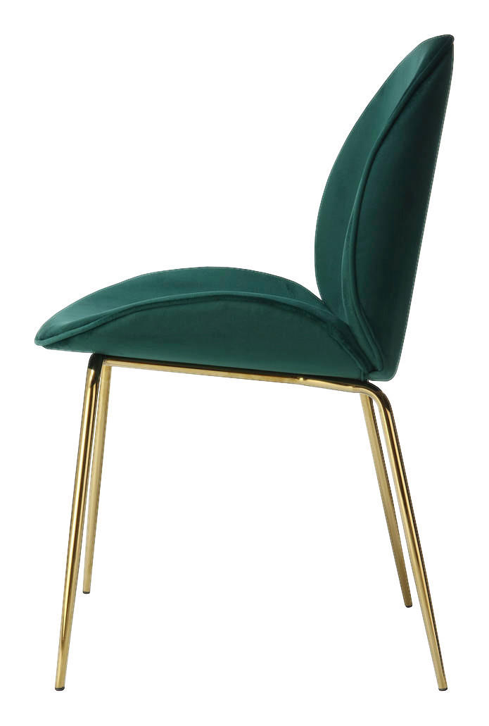 Thumbnail - Stuhl Charlize 100 2er grün Microfaser B/H/T: ca. 48x87x59 cm