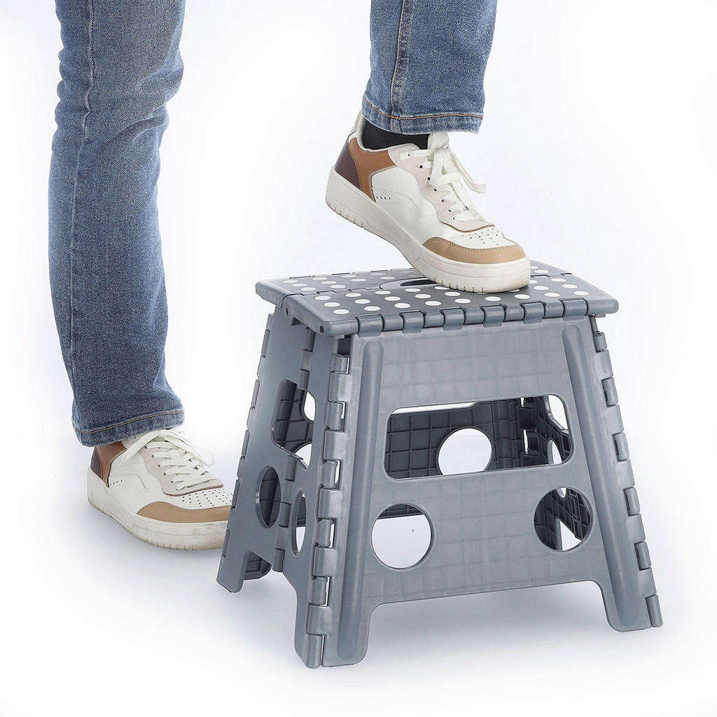 Thumbnail - Zeller Klapphocker anthrazit B/H/L: ca. 30x32x37 cm