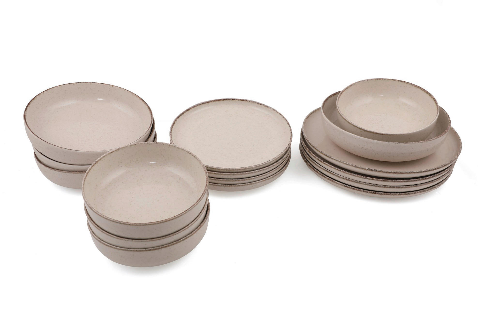 Thumbnail - HermiaConcept Tafelservice Krakow creme Porzellan 16 tlg.