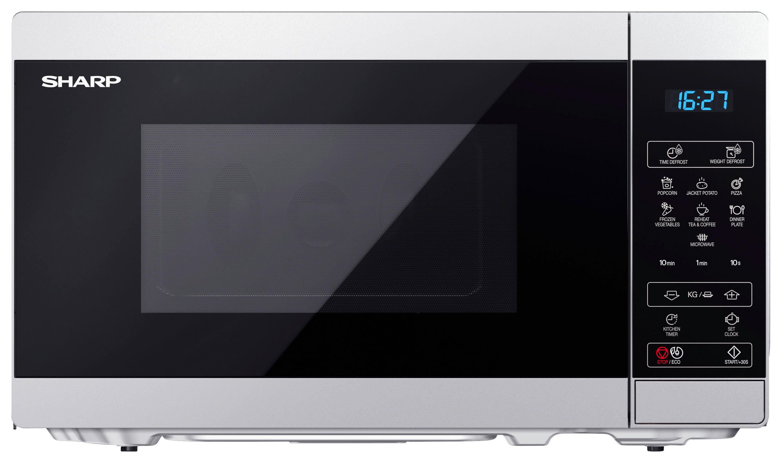 Sharp Mikrowelle weiß Glas B/H/T: ca. 44x25,8x32,4 cm