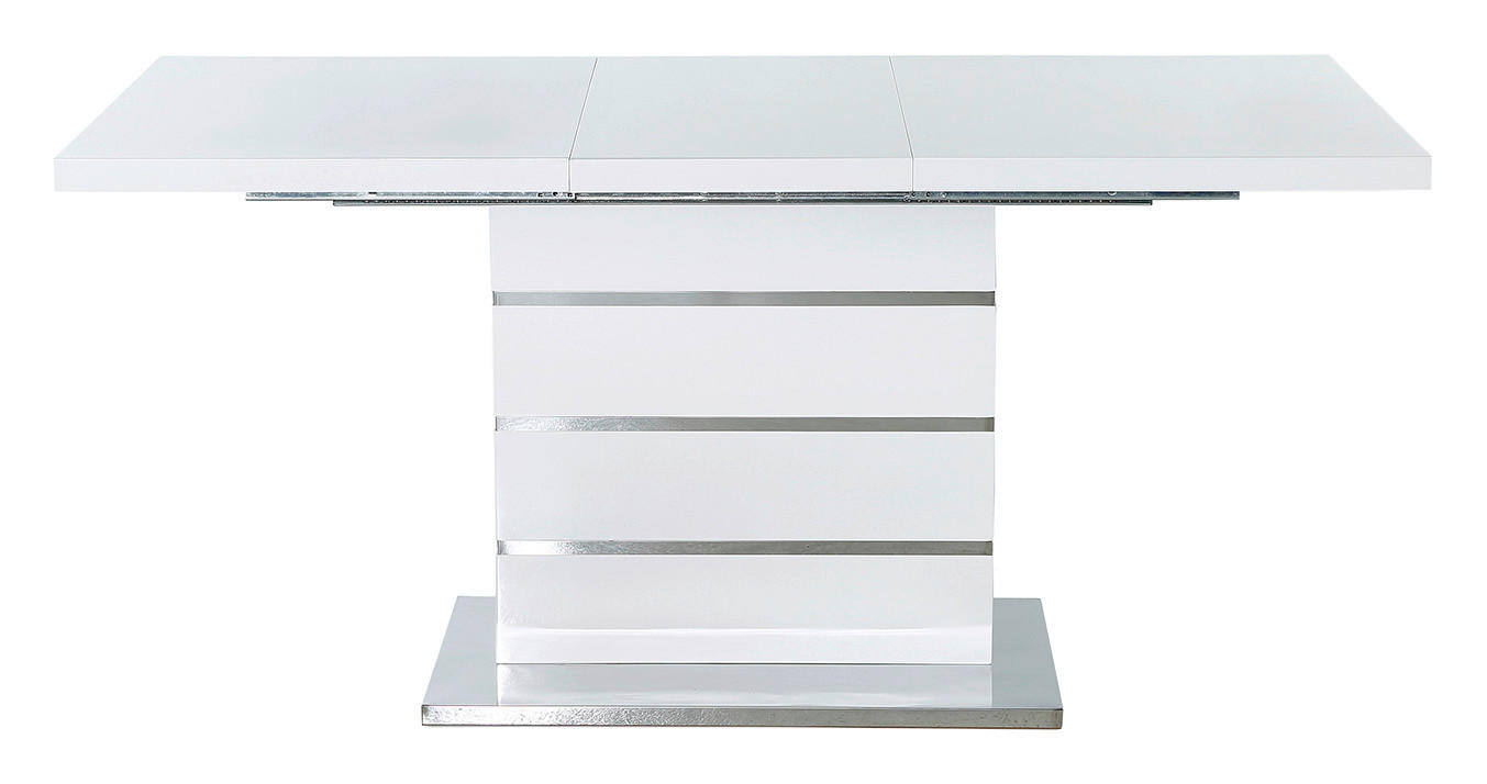 Thumbnail - Esstisch  weiß Lack Hochglanz B/H/T: ca. 120x76x80 cm