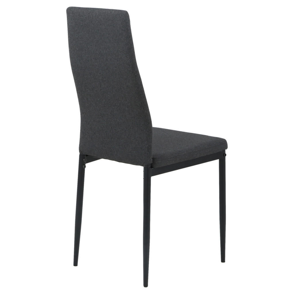 Thumbnail - Stuhl Svenni anthrazit Webstoff B/H/T: ca. 42x98x44 cm