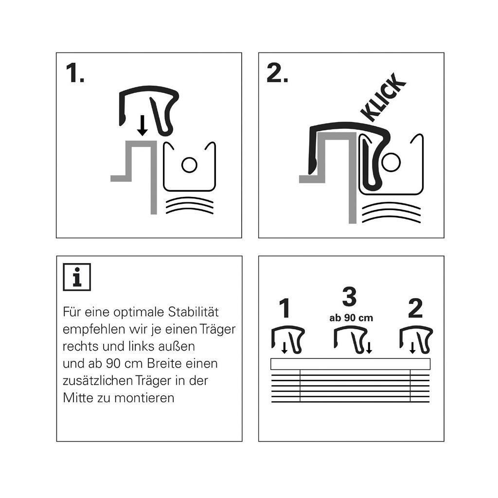 Thumbnail - Alu-Jalousie silber B/L: ca. 85x175 cm