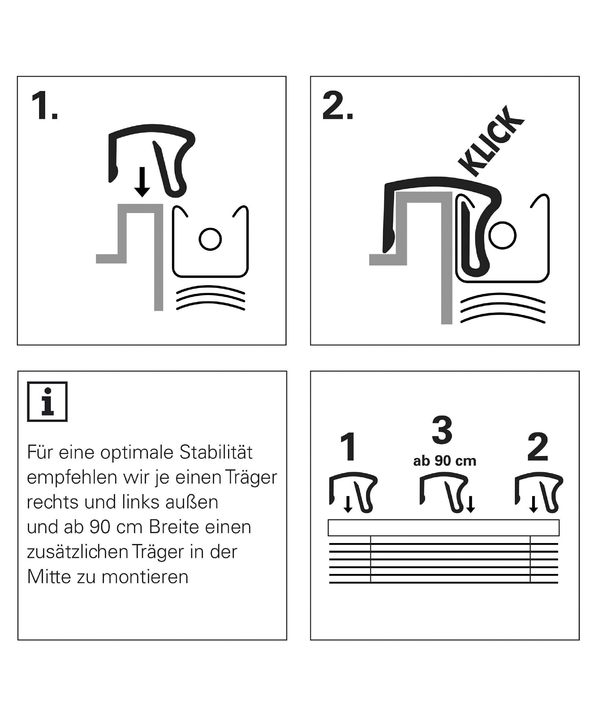Thumbnail - Alu-Jalousie silber B/L: ca. 95x220 cm