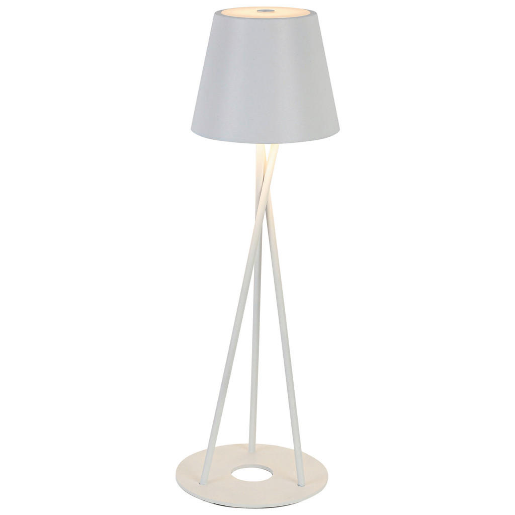 Thumbnail - Tischleuchte weiß H/D: ca. 36x11 cm