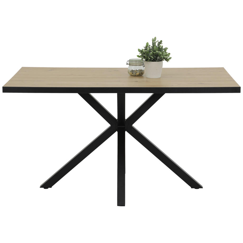 Thumbnail - Essgruppe Cleo III Eiche Holzwerkstoff B/H/T: ca. 140x76x90 cm